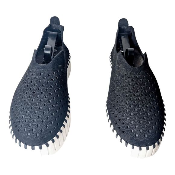 ILSE JACOBSEN Tulip 3373 Platform Sneaker In Black Size 40 - Picture 4 of 9